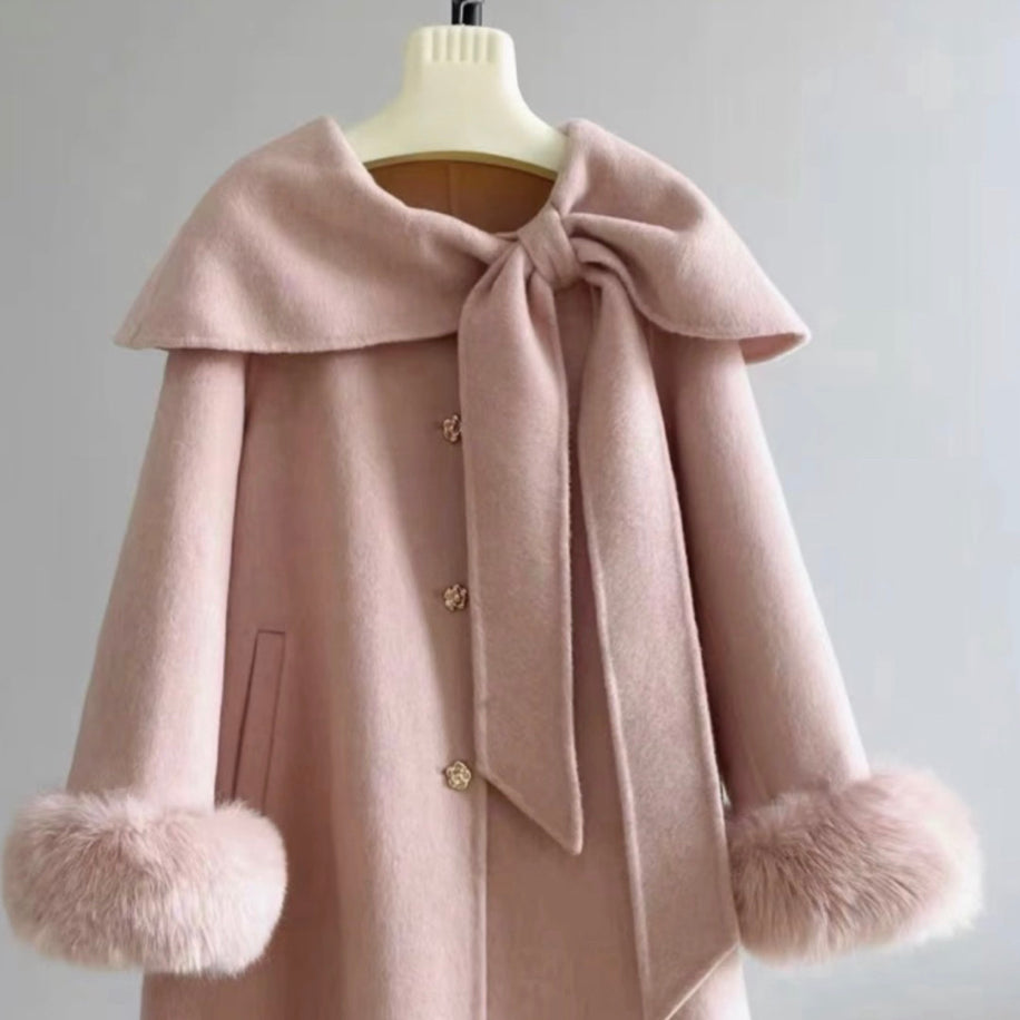 Maison Rose Fur Coat